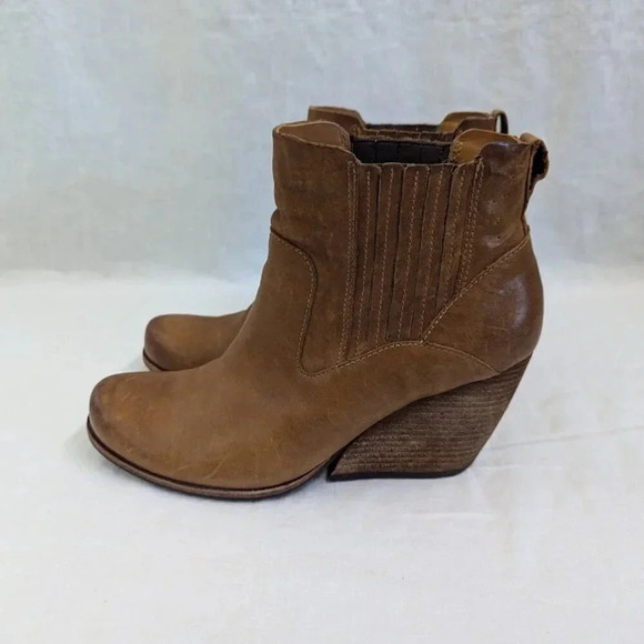 Korkease Chandra brown leather bootie, women's size 9.5 - Picture 3 of 13